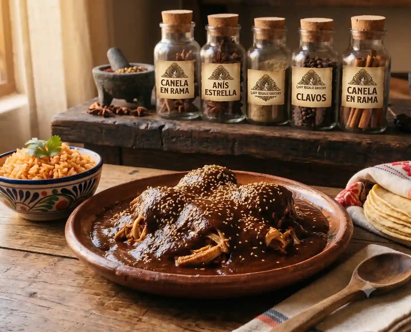 El mole poblano de mi abuelita